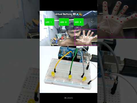 Simple Arduino & Python Projects ππ§π»βπ»π« | #arduino #python #opencv #electronic #computervision
