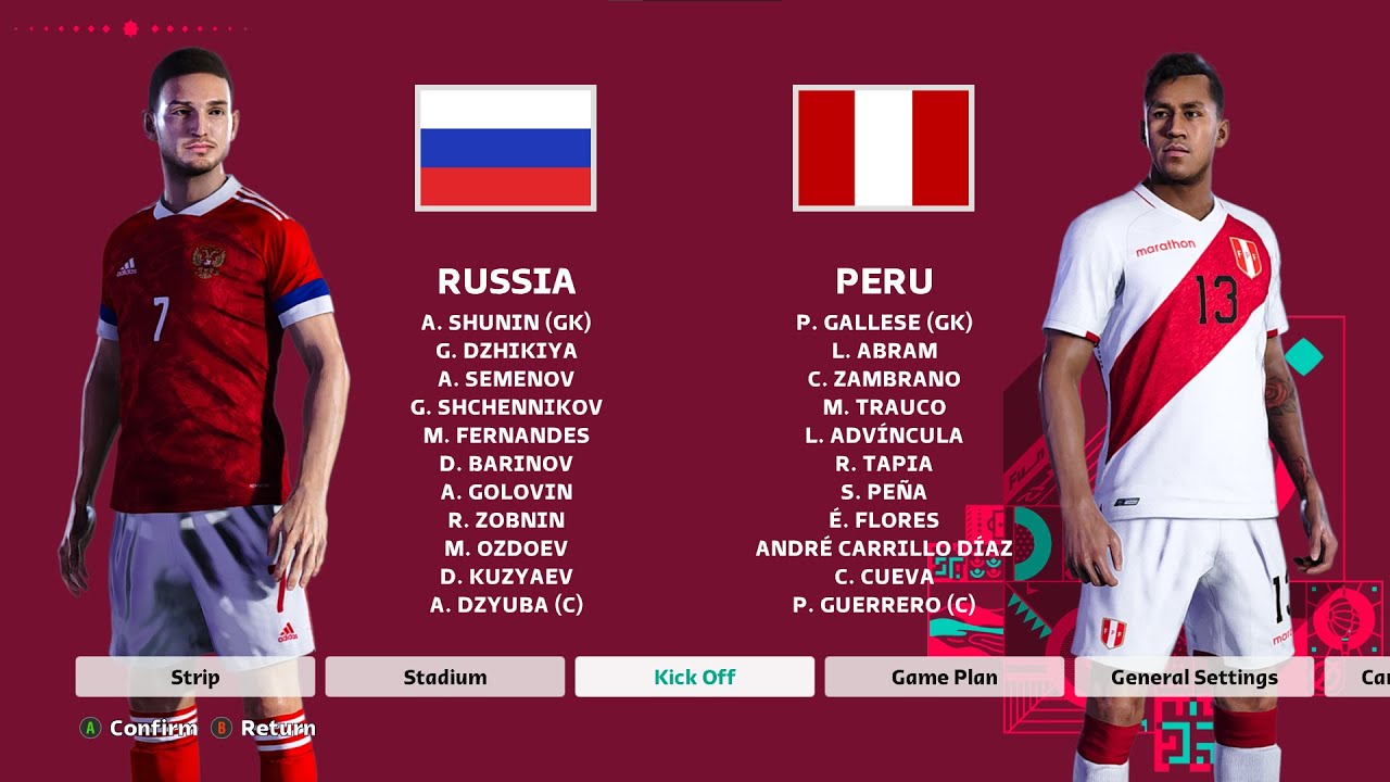 Russia vs Peru - World Cup 2022 Group C Match ⚽