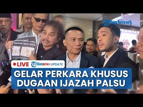 🔴 LIVE - Gelar Perkara Khusus Dugaan Ijazah Palsu Jokowi, Roy Suryo hingga Eggi  Sudjana Hadir