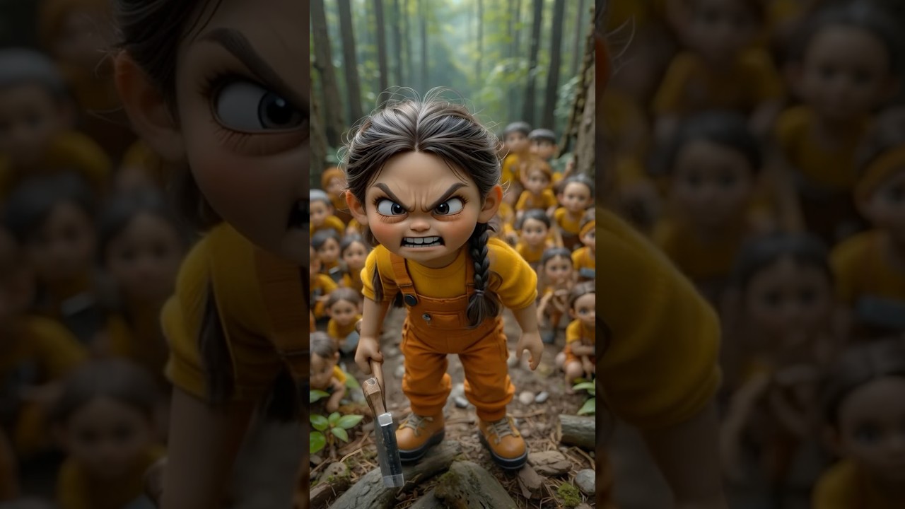 Tom's Quest: 1000 Mini Squid Game Dolls Search for the Gummy Bear