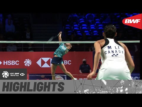 DANISA Denmark Open 2020 | Mia Blichfeldt and Michelle Li play out an outstanding quaterfinals match