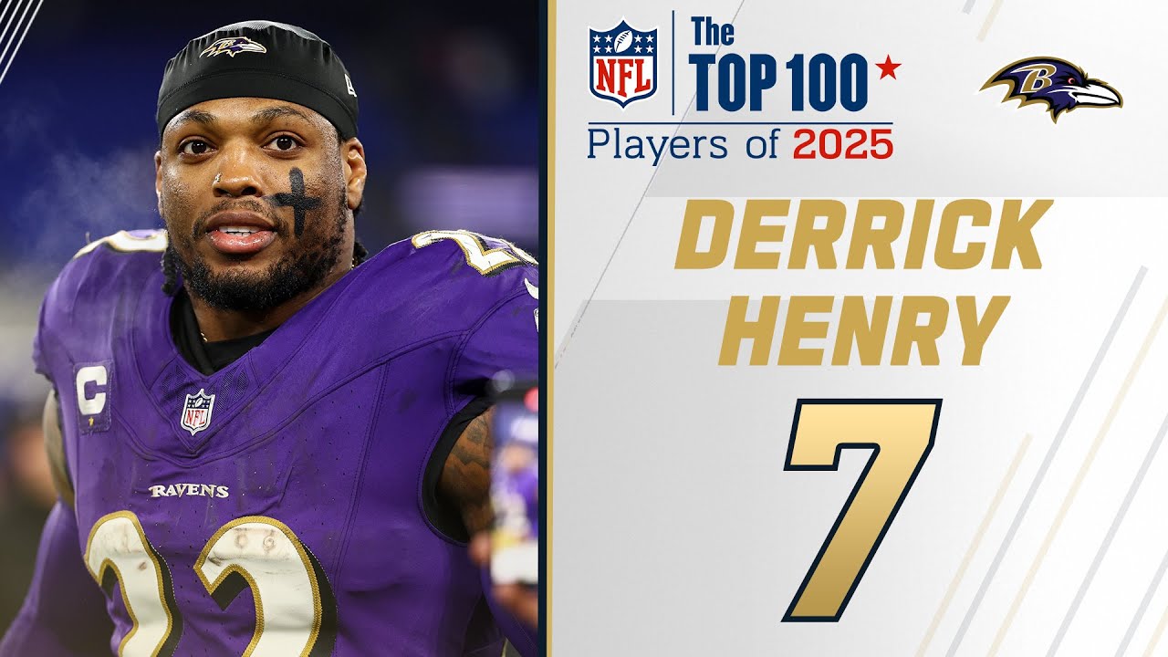 7: Derrick Henry (RB, Ravens) | Top 100 Players of 2025