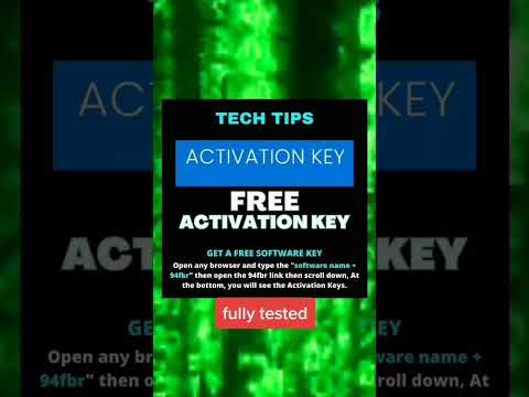 Free Activation key tech tips #activationkey #techtip @BlackCherry11140