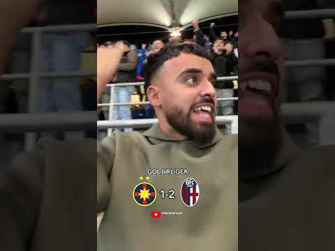 GOL BÎRLIGEA VS BOLOGNA IN MECIUL FCSB’ULUI (EUROPA LEAGUE) ❤️💙#fcsb #bologna #europaleague