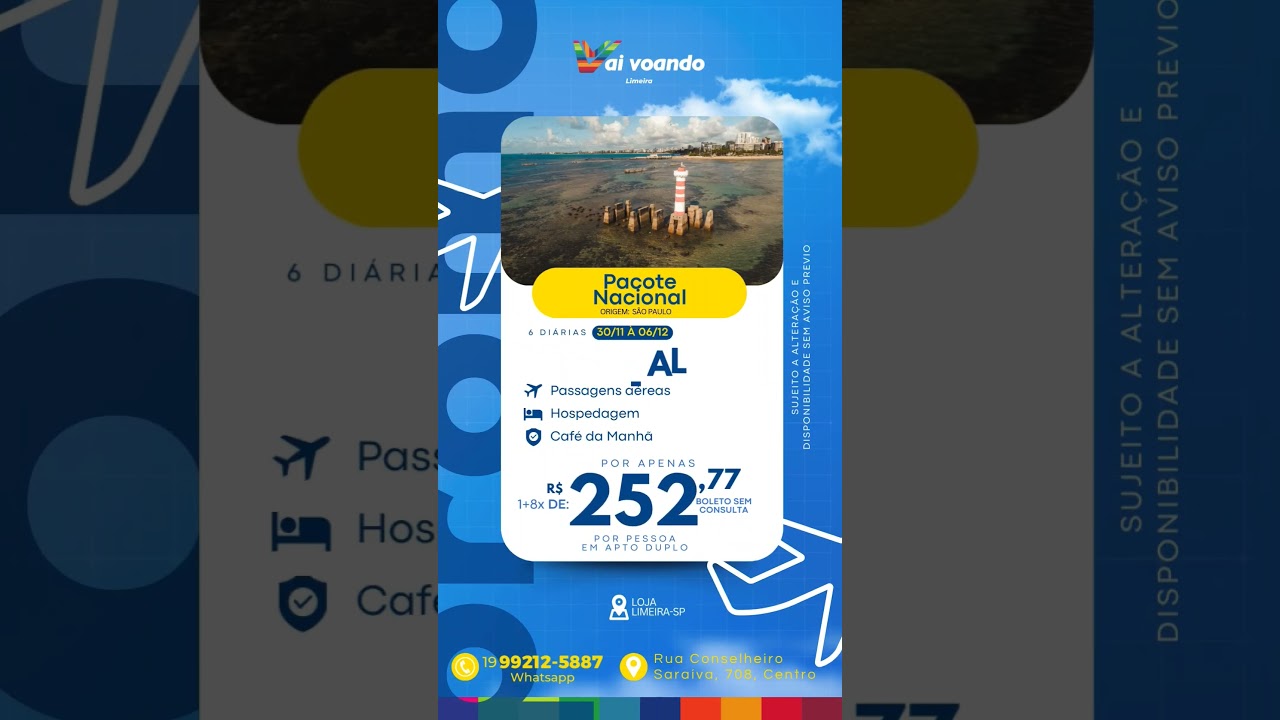 Pacote de Viagem para Maceió 🌴