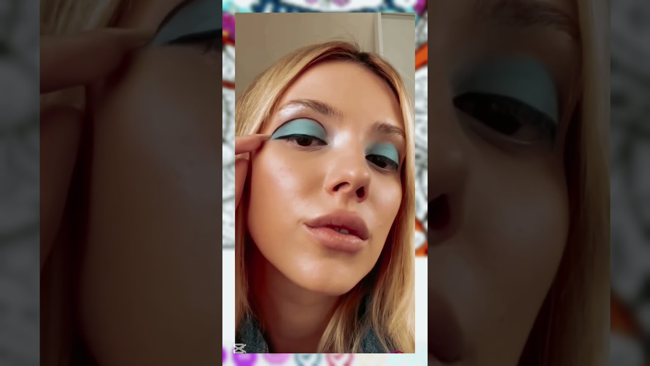 70's Inspired Blue Eye Makeup Tutorial ✨
