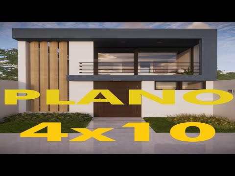 PLANO DE MINICASA 4x10