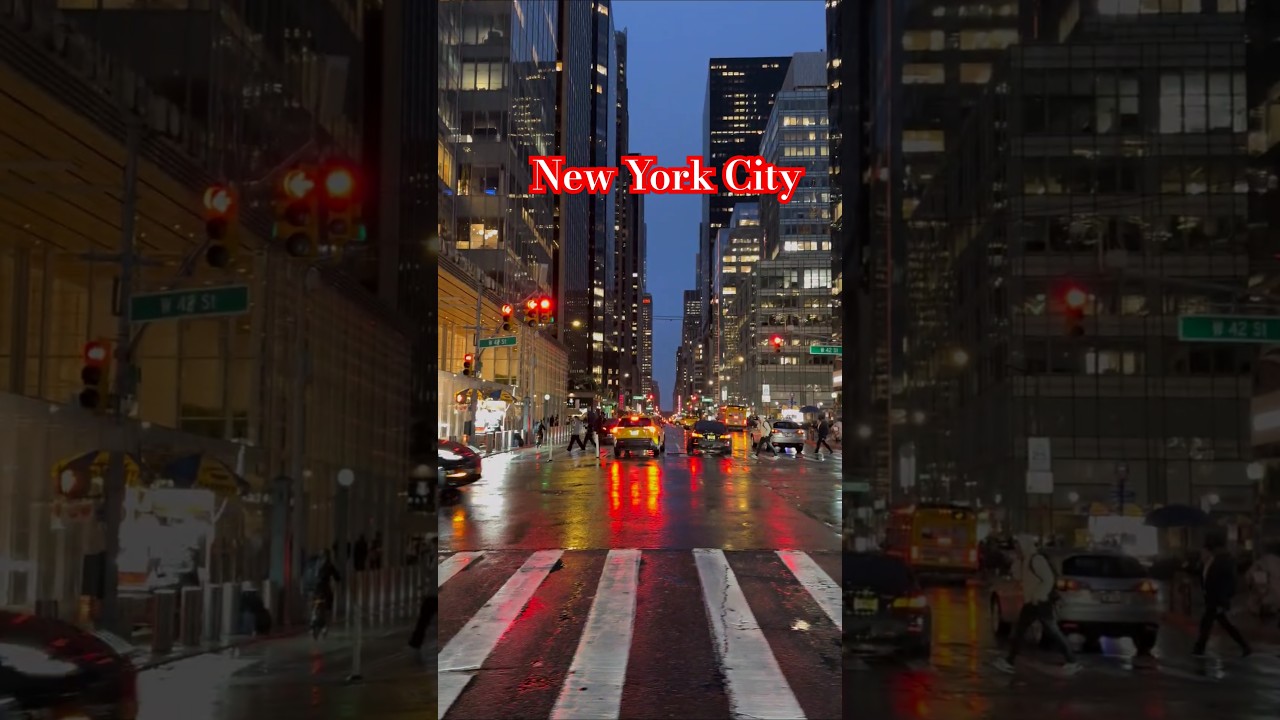 Night Walk in New York City – The City That Never Sleeps #newyorkcity