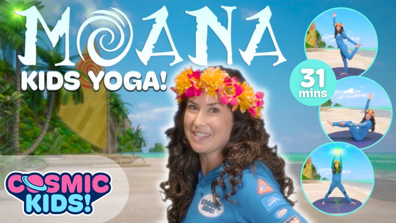 Moana Kids Yoga Workout | Cosmic Kids Adventure π