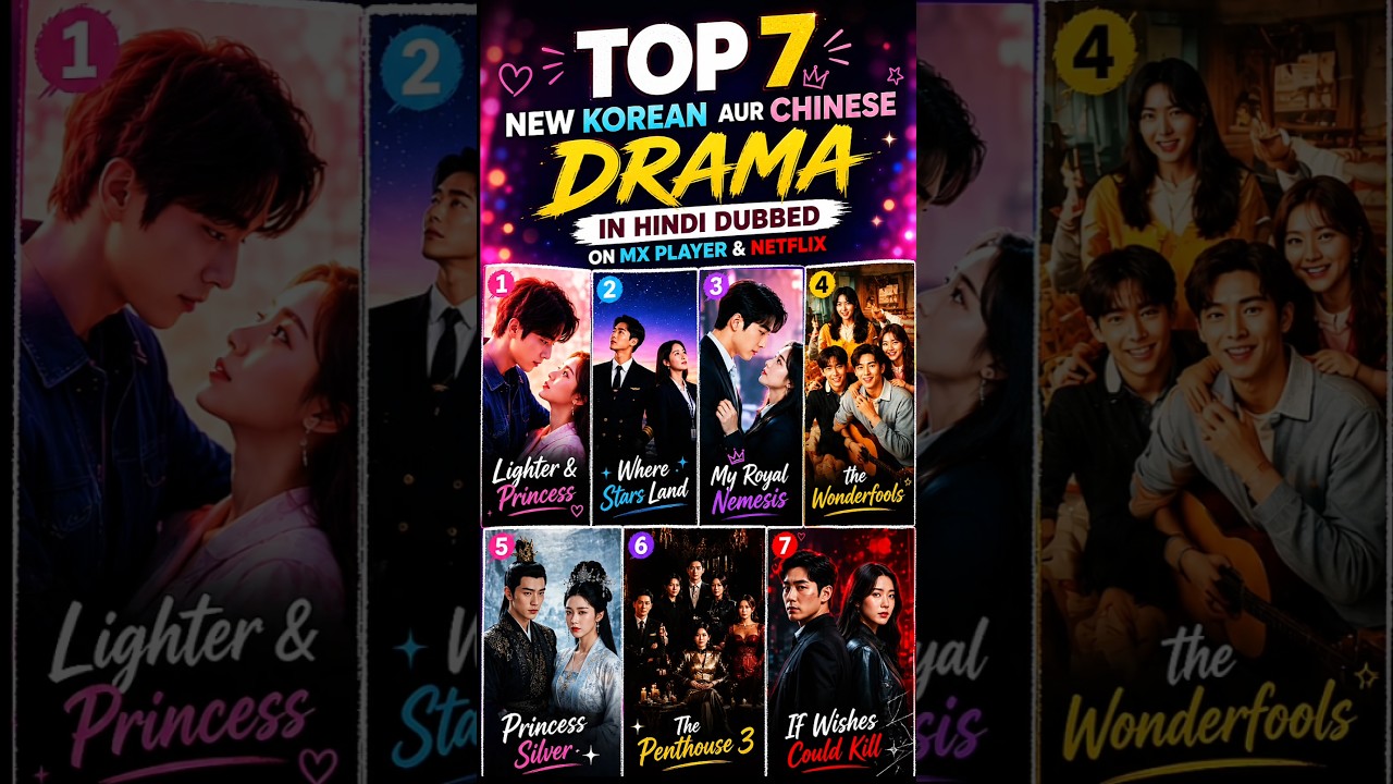 ๐ Top 7 NEW Korean & Chinese Dramas on MX Player & Netflix#kdrama#cdrama#shorts