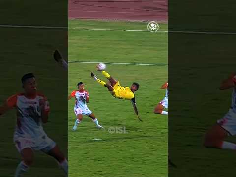Is it a bird? Is it a plane? Its SOURAV! ๐ฅ | #ISL #HyderabadFC #SouravK #ISLGoal #shorts