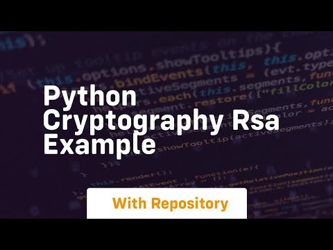 python cryptography rsa example