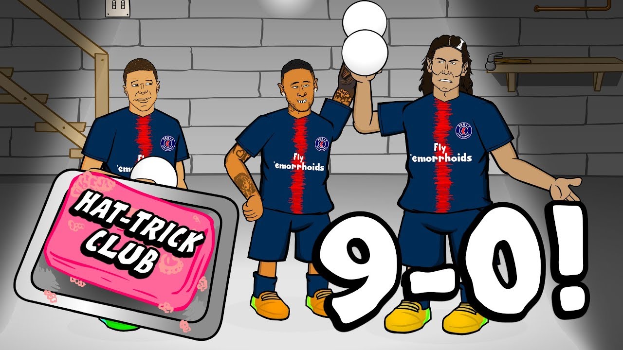 Neymar Joins the 9-0 Hat-Trick Club in Hilarious PSG Parody! ⚽️