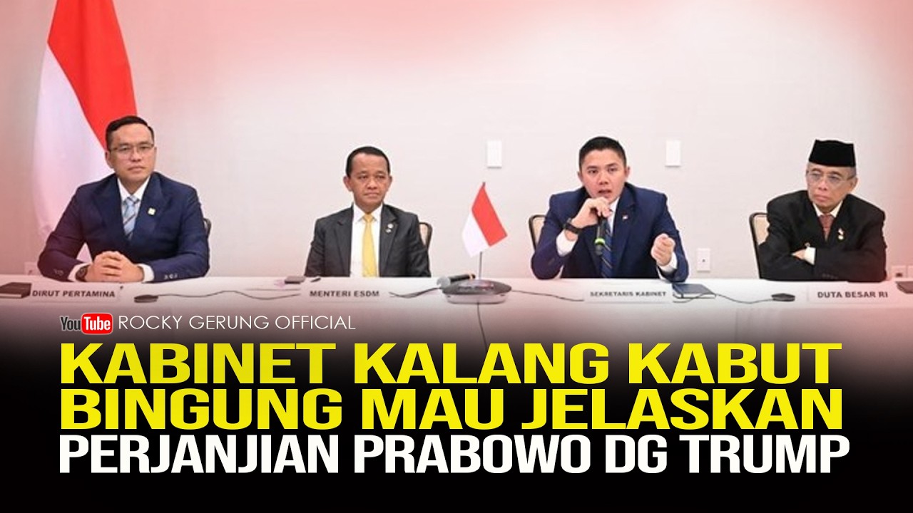 Kabinet Bingung, Prabowo-Trump Perjanjian Rumit 🤔