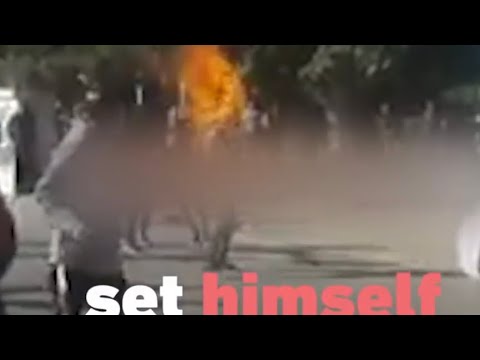 Tunisian Journalist sets himself on Fire, sparking violent protests in poorest cities of Tunisia