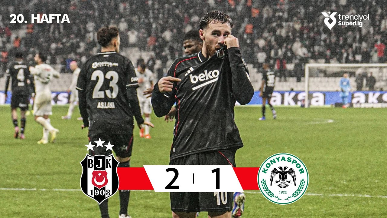 Beşiktaş 2-1 Konyaspor Highlights | Süper Lig 2025/26