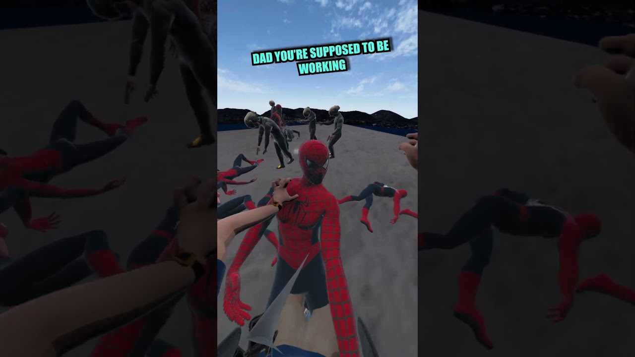 Spider-Man VR ROOFTOP PARTY #vr #virtualreality #spiderman #gaming #benbu
