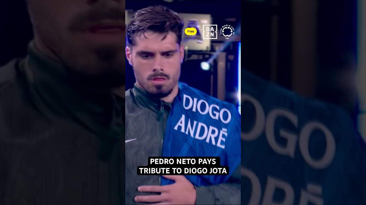 Pedro Neto Honors Diogo Jota & André Silva at FIFA Club World Cup ⚽