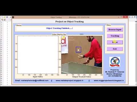 Object Detection Tracking using Matlab Source Code