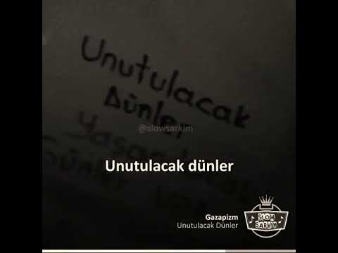 Gazapizm - Unutulacak Dünler | Slow Şarkılarım 🎶
