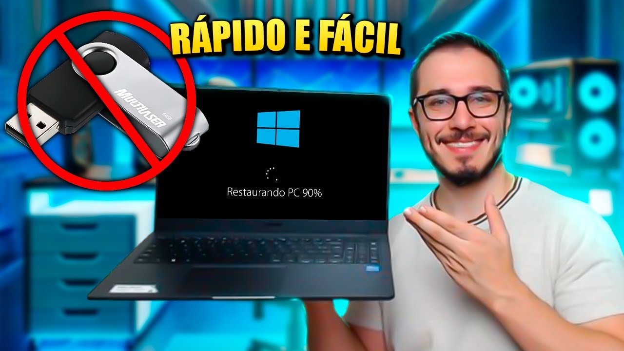 ✅[ATUALIZADO] COMO FORMATAR O PC OU NOTEBOOK SEM PENDRIVE!