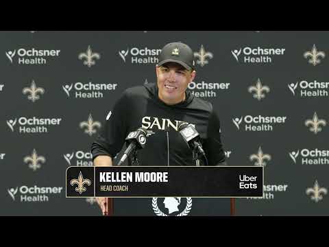 Kellen Moore recaps win vs. Giants | Saints-Giants Postgame | 2025 NFL Week 5