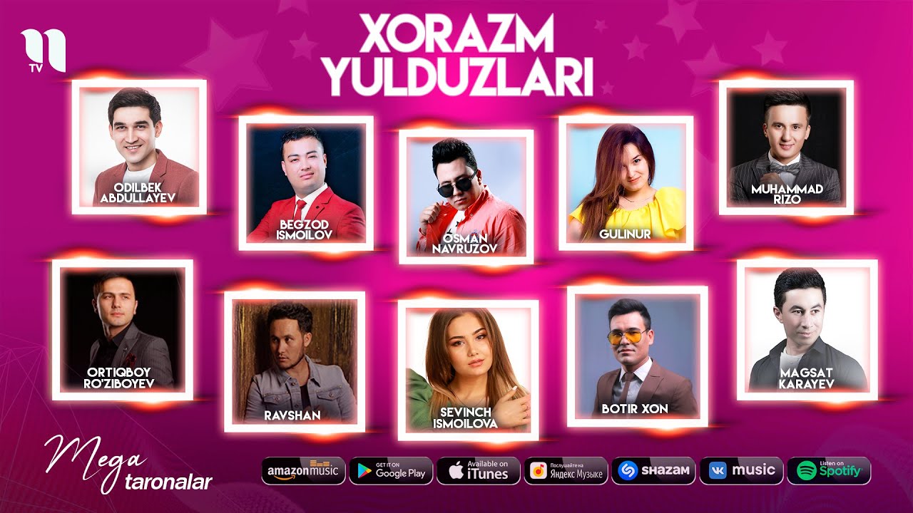 Xorazm Yulduzlari To'plami - 1 (Albom Dasturi) 🎶