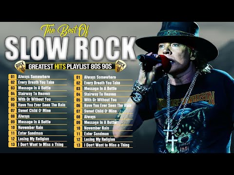 Slow Rock Ballads 70' 80' 90' Collection🔥Scorpions, Aerosmith, Bon Jovi, Led Zeppelin, The Eagles