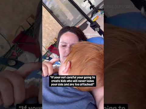 "Your kid is too attached!" #attachmentparenting  #attachment #parenting