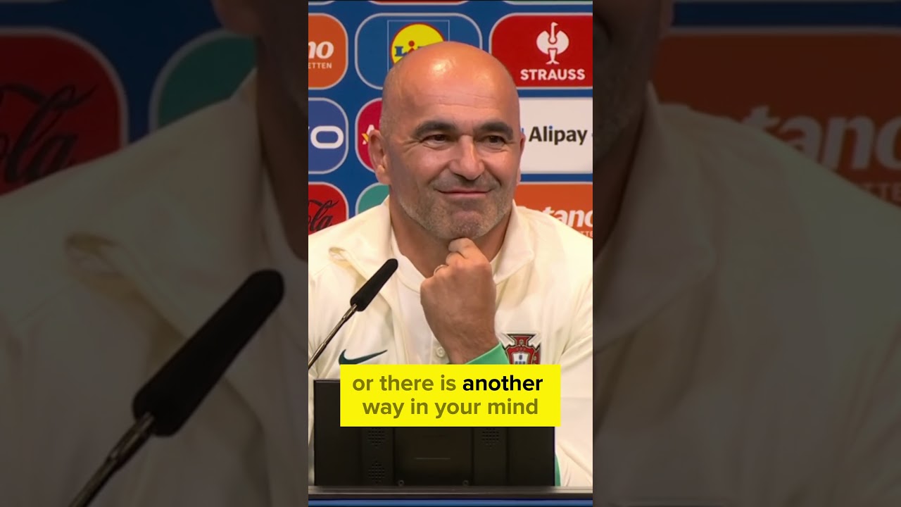 Martinez's Brilliant Response on Ronaldo ⚽