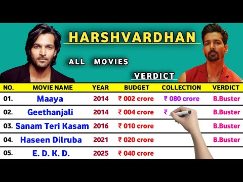 Harshvardhan Rane All Hits And Flops Movies List 2025 | Ek Deewane Ki Deewaniyat | Sanam Teri Kasam