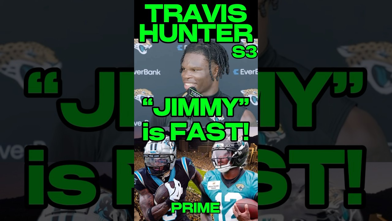 Travis Hunter on Jimmy Horn's NFL Speed π