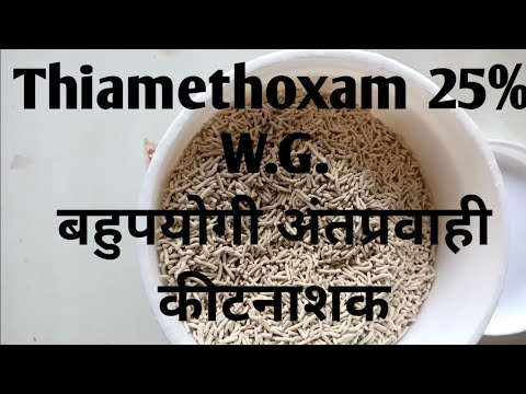 Thiamethoxam 25% WG: मात्रा, कीट, फसल, सावधानियां 🌱