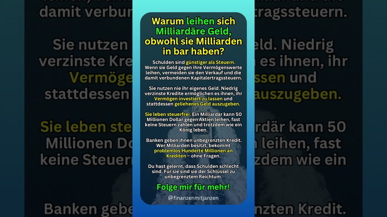 War dir das bewusst? 🤔💰 Finanzwissen erklärt
