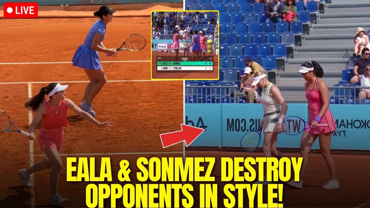 Alex Eala And Sonmez ANNOUNCED Their RETURN in WTA By WINNING In the 1st ROUND of Women’s Doubles!