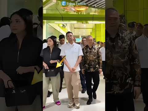 Spill outfit artis kaya Nagita slavina saat bersama Raffi Ahmad utusan khusus presiden#shorts