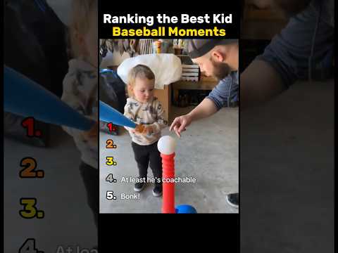 Ranking the Funniest Kids Playing Baseball Ever โพ๐งข