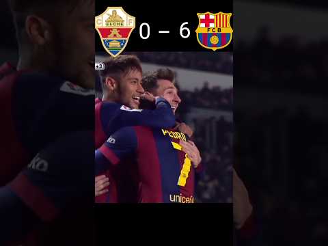 BARCELONA VS ELCHE #football #barca #elche🔥