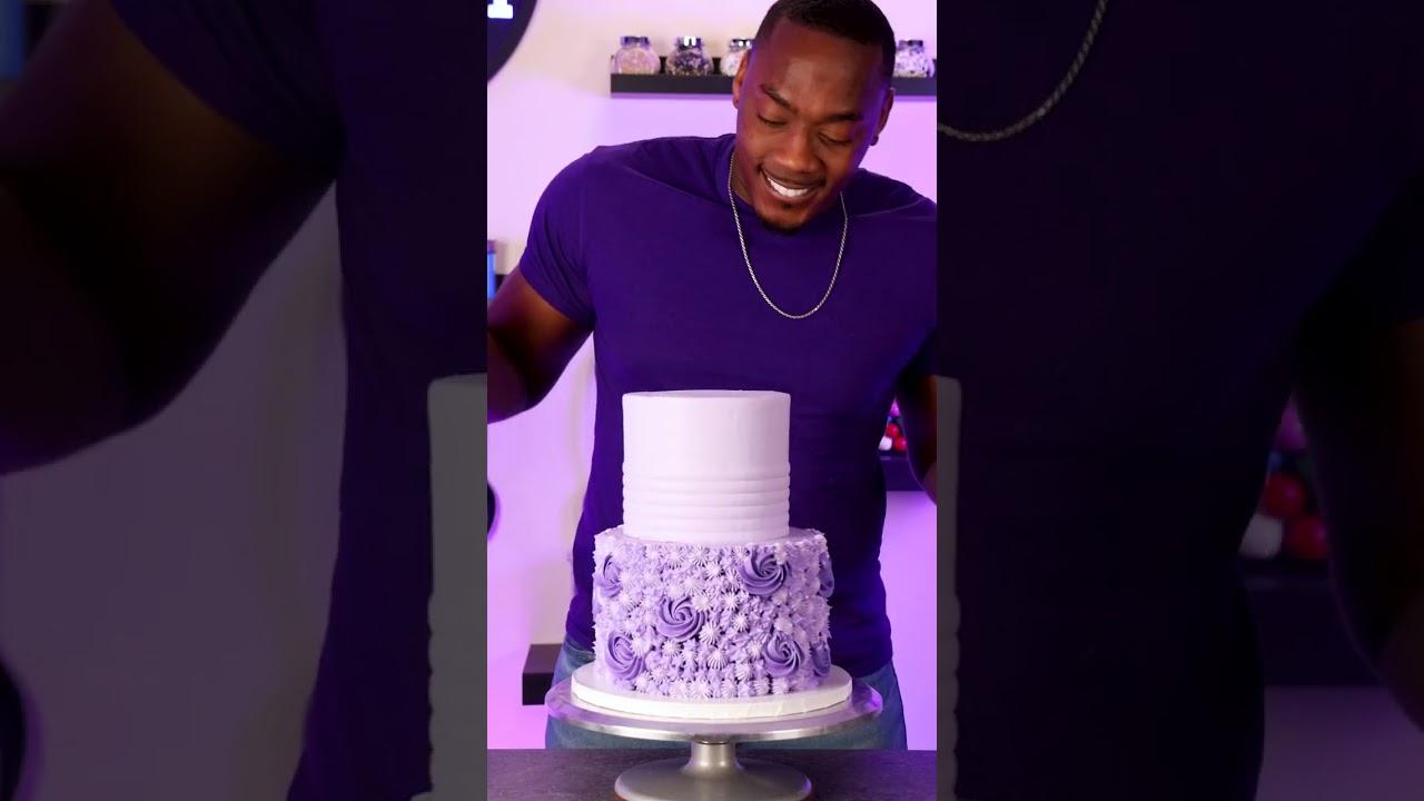 Purple Cake for Sister's Birthday 🎂