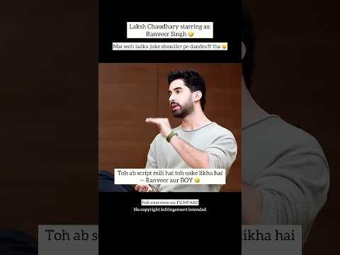 Lakshya is the NEW Crush in Town? 💕✨🥰 #lakshyachaudhary #bollywood #killmovie #pratibharanta