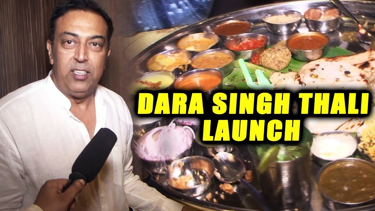 Dara Singh Thali Launch by Vindu Dara Singh 🍽️