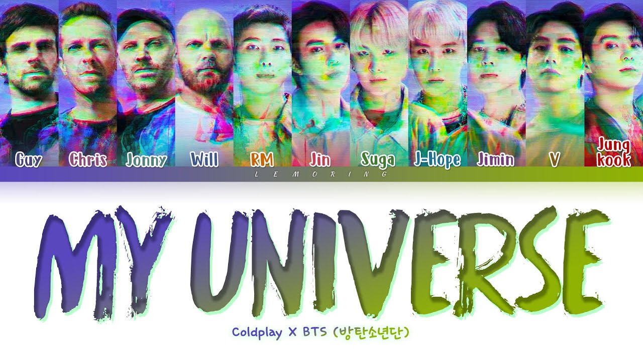 BTS x Coldplay 'My Universe' Lyrics 🎶 (Color Coded)