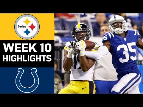 Steelers vs. Colts | NFL Week 10 Game Highlights