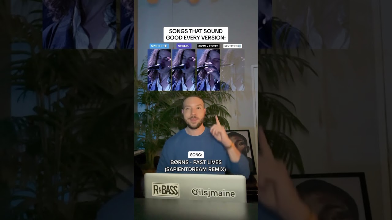 Songs That Sound Good Every Version: Past Lives (sapientdream remix) BØRNS #shorts #pastlives