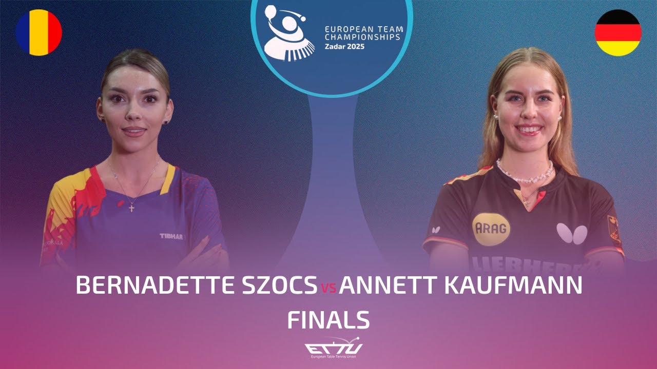 Epic Women's Final: Bernadette Szocs vs. Annett Kaufmann | 2025 European Championships Highlights 🏓