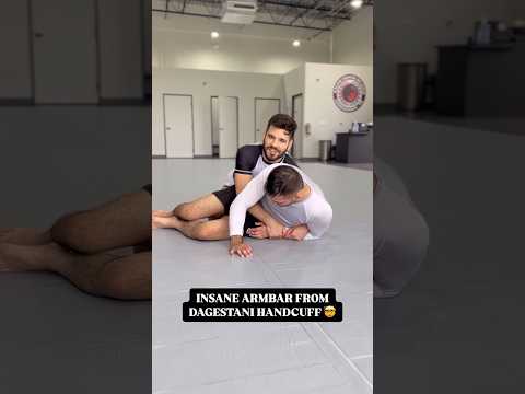 Insane armbar from Dagestani Handcuff 🤯 #bjj #jiujitsu #grappling #submission #wrestling #judo