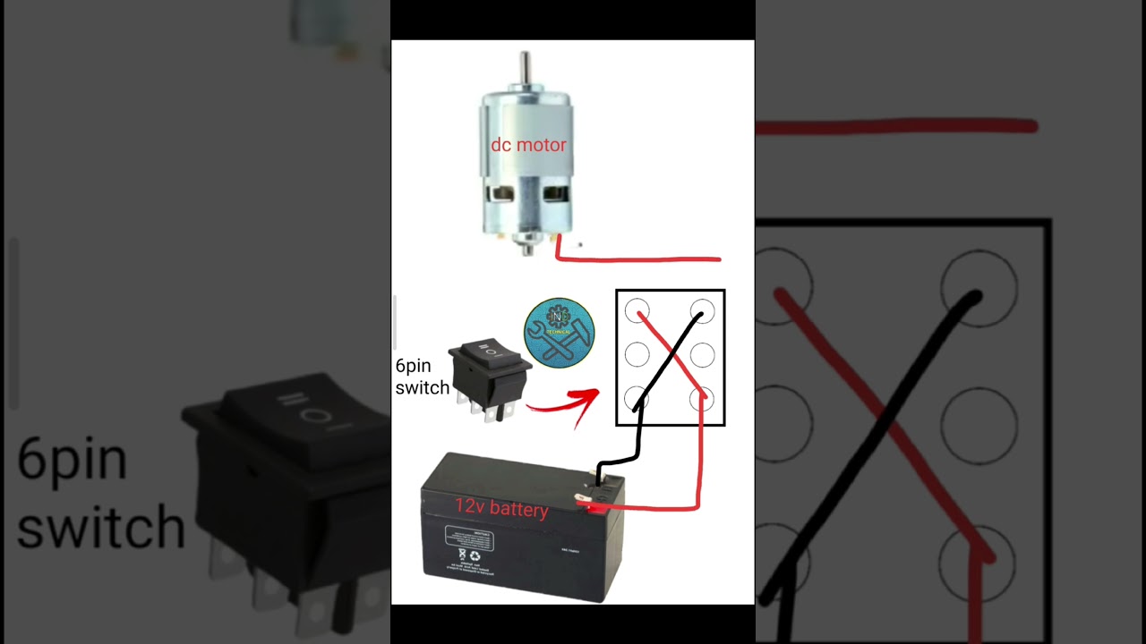 DC Motor Reverse & Forward Connection 🔄
