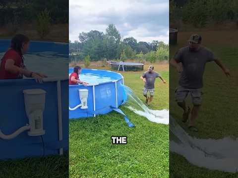 Amazing way to say goodbye to your swimming pool