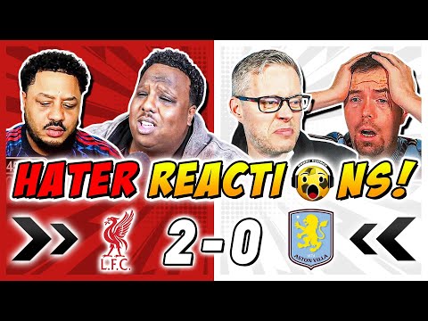Liverpool's Rivals & Haters SALTY 😂 Reactions to Liverpool 2-0 Aston Villa | Premier League Fan Reac