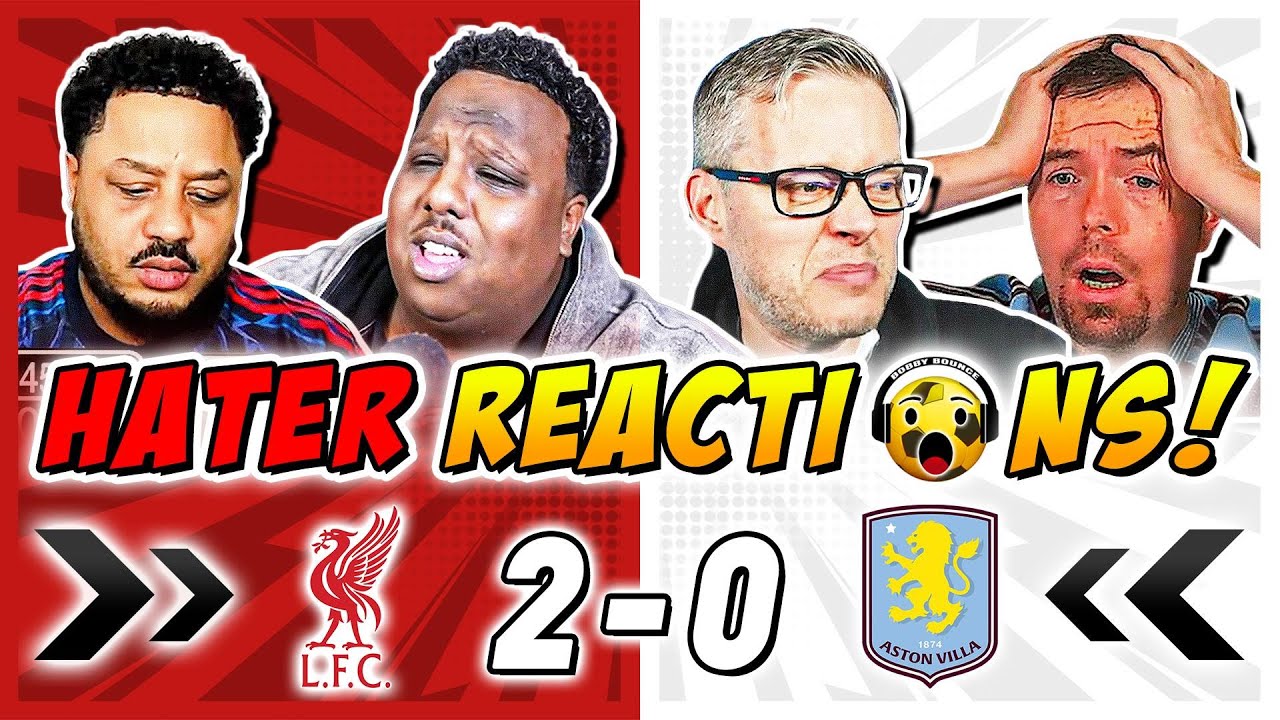 Liverpool Fans Celebrate 2-0 Win Over Aston Villa Amid Rival & Hater Reactions 😂